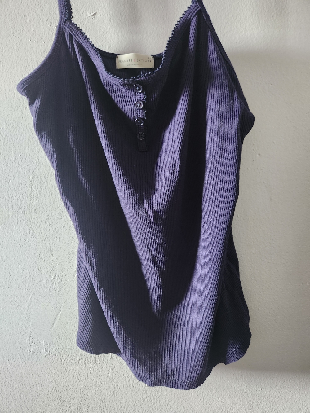 Purple Ribbed Women's Sweater - Picture 2 of 3